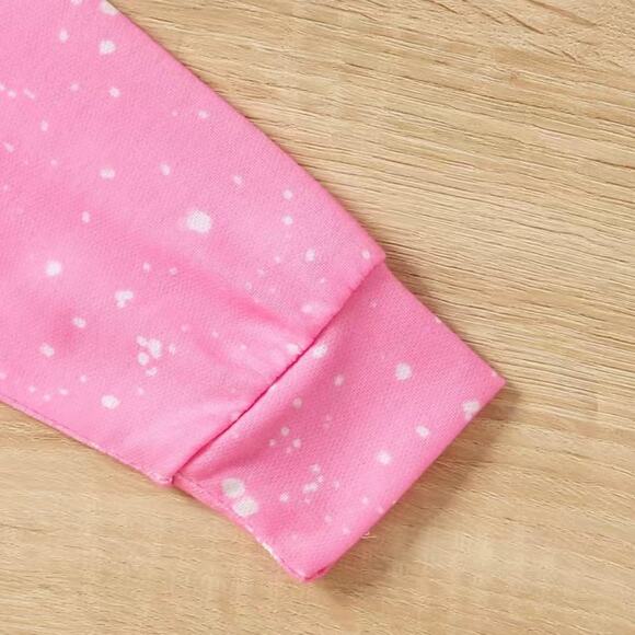 Girls Christmas Pullover Sweatshirt 🎄 in Pink - Picture 6 of 8